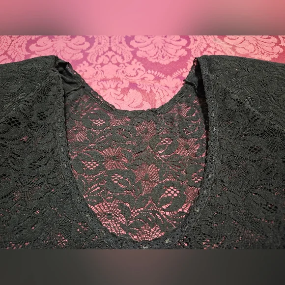 VINTAGE BLACK SLIP Size Unknown - Picture 6 of 9